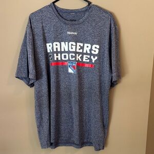 Reebok Blue NY Rangers Hockey Tee